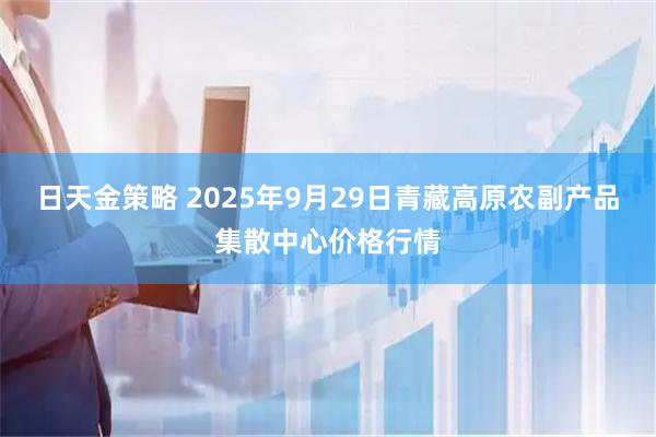 日天金策略 2025年9月29日青藏高原农副产品集散中心价格行情