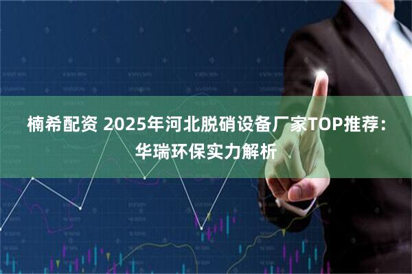 楠希配资 2025年河北脱硝设备厂家TOP推荐：华瑞环保实力解析